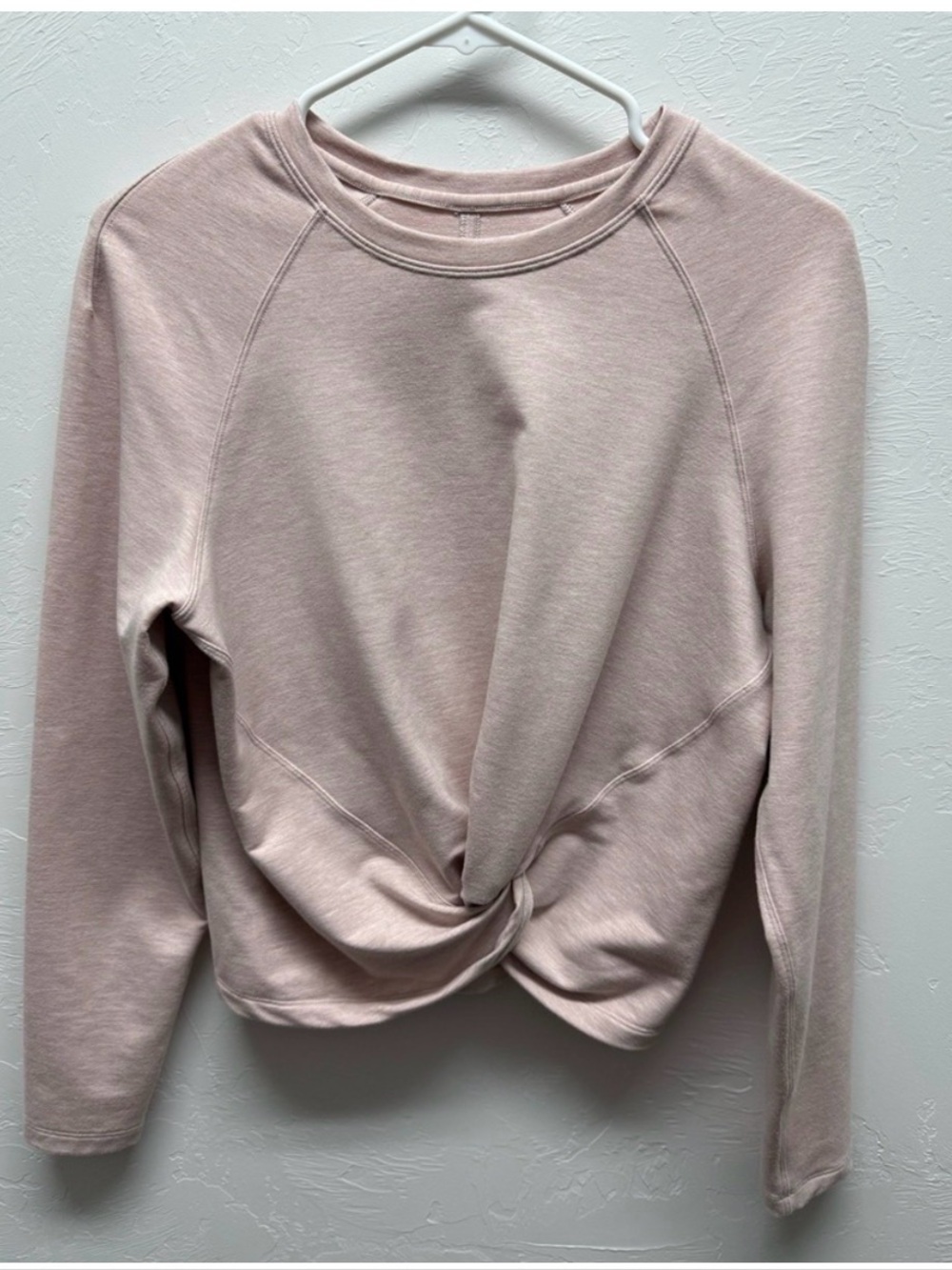 Lululemon Pink Tug & Gather Sweater - size 4